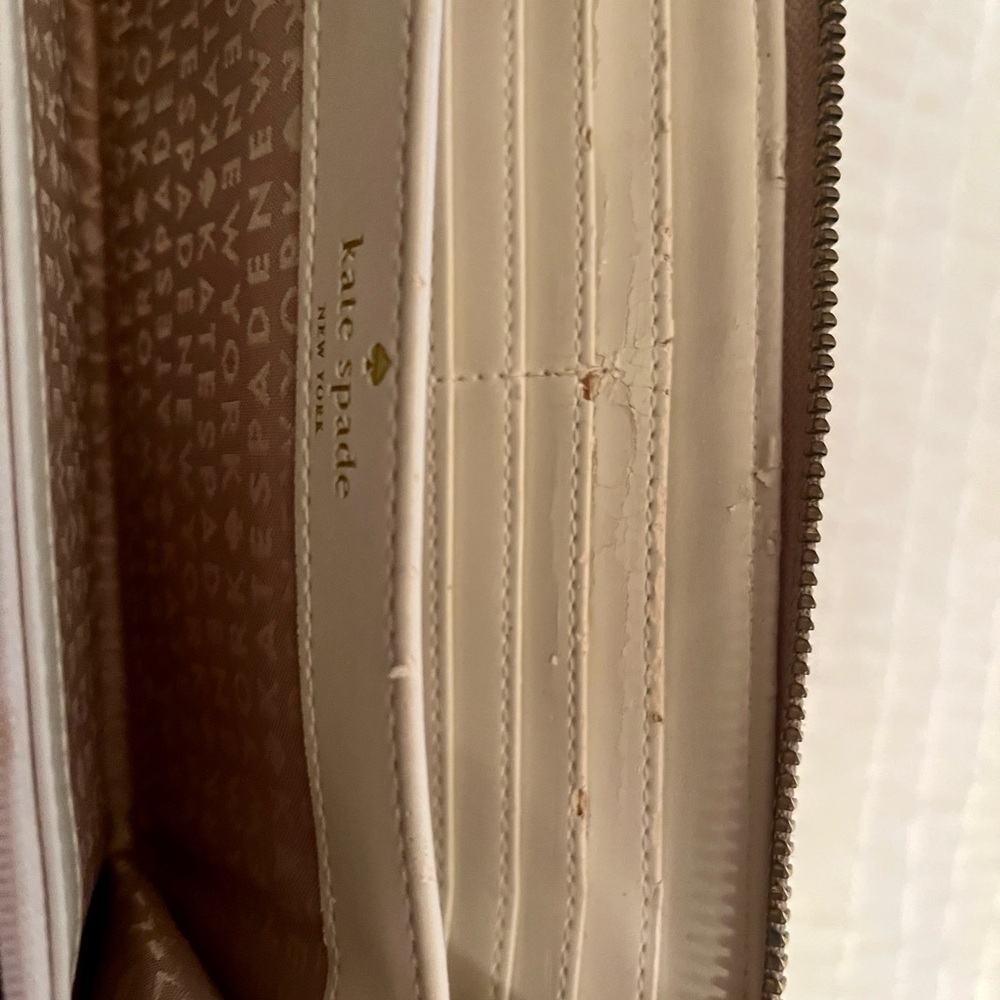 Kate Spade Stucco Beige and Tan Long Wallet - Picture 6 of 15